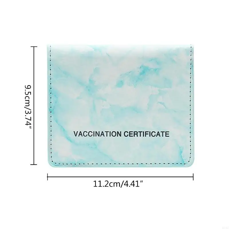 918C Премиум Стандартный рукав для карточек прививок. Чехол для карточек прививок из искусственной кожи. Водонепроницаемый, для