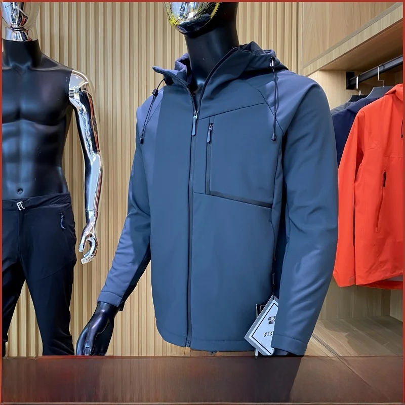 

Heavyweight Outdoor Men's Jaet 2024 Autumn New Stand Fit Sport Coat Comfortable Structured Youth Trend Long Sve Zipper