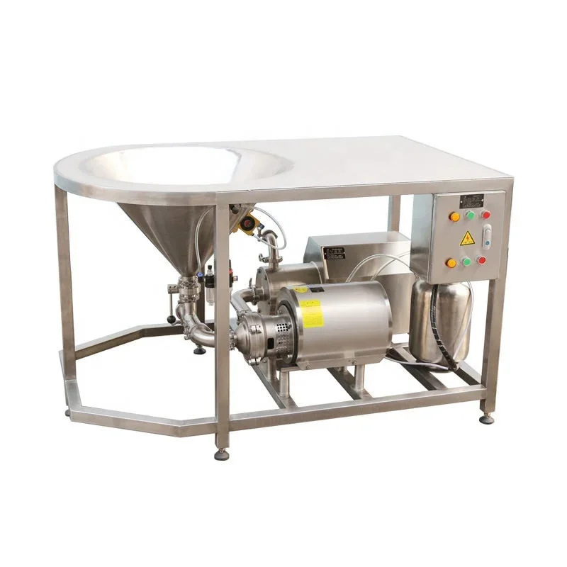 TRL-B High Efficient Milk Pasteurizer And Homogenizer Vacuum Emulsifier Mixer Homogenizer Ice Cream Homogenizer