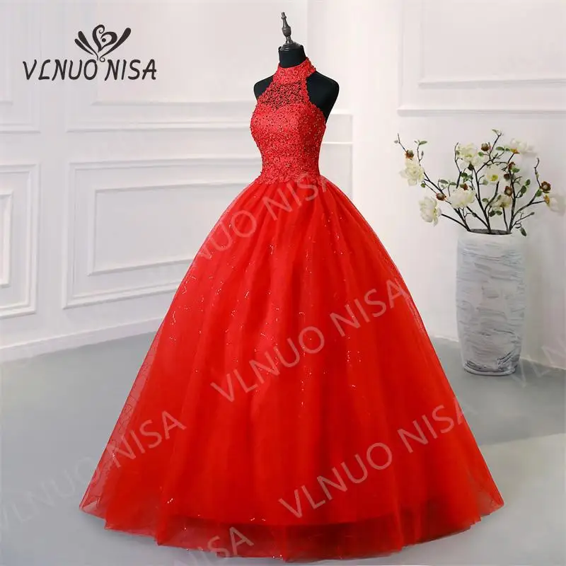 Velnuo Nisa Elegante Zwart Rood Romantische Hater Trouwjurk Vestido De Noiva Kant Applicaties Bow Plus Szie Bruid Zoete Mouwloze