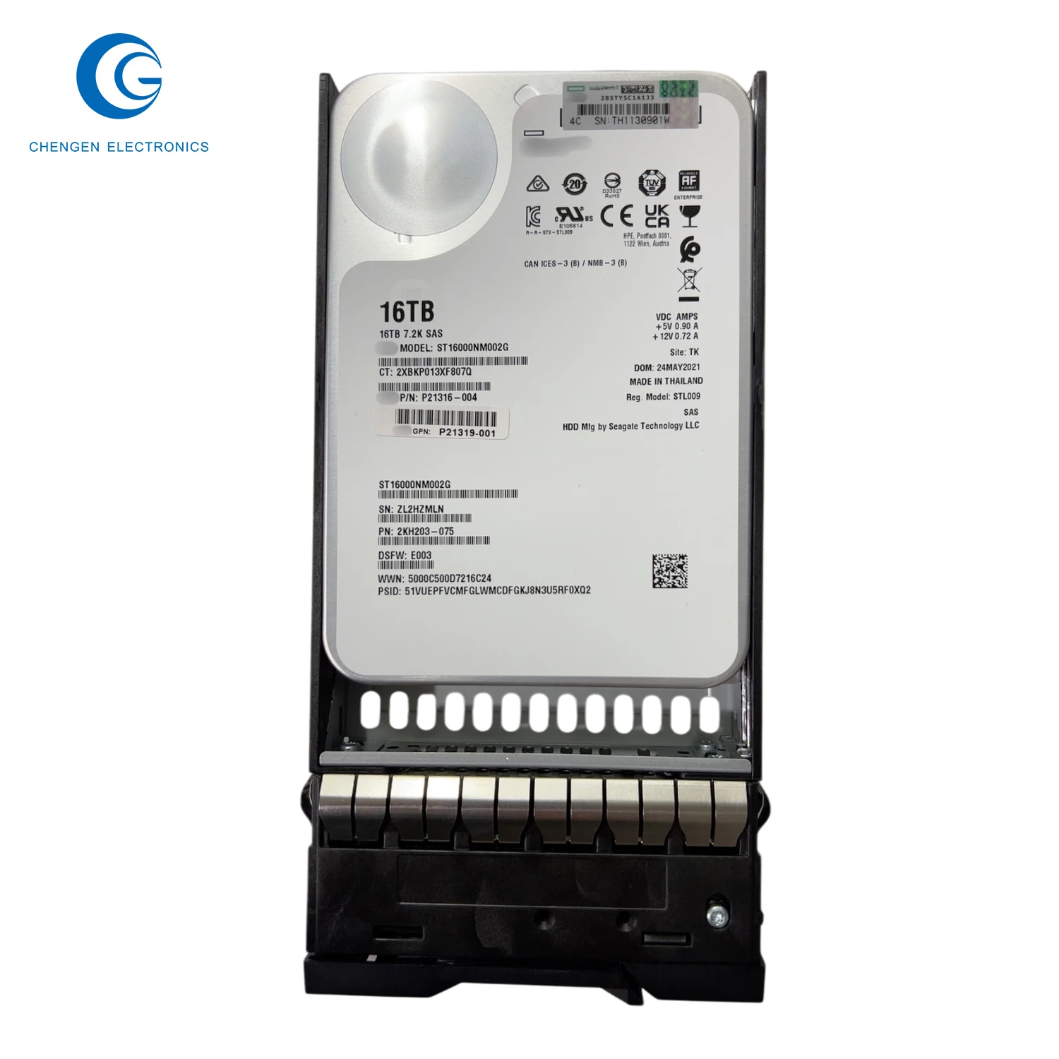 R3U72A Msa 16Tb Sas 12G Mdl 7.2K Lff M2 Disco rigido Unità disco rigido P21581-001 Msa 16Tb Sas 12G Midline 7.2K Lff (3.5In) M2 Hdd