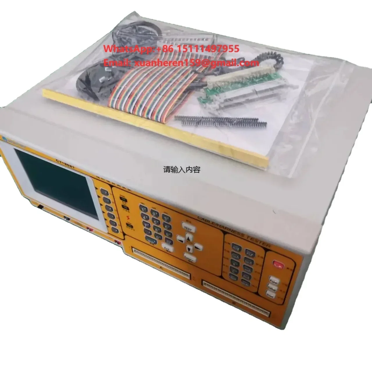 High Voltage Cable Testing Machine Wiring Harness Power Cord Plug Cable Tester Automatically