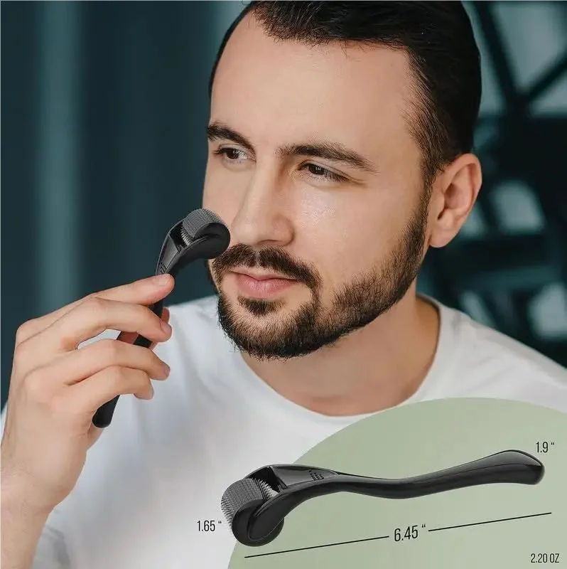 540 Needles for Facial Body Hair Growth Derma Roller for Skin Beard 0.2mm 0.25mm 0.3mm Needle Micro Face Roll Tool - view 2