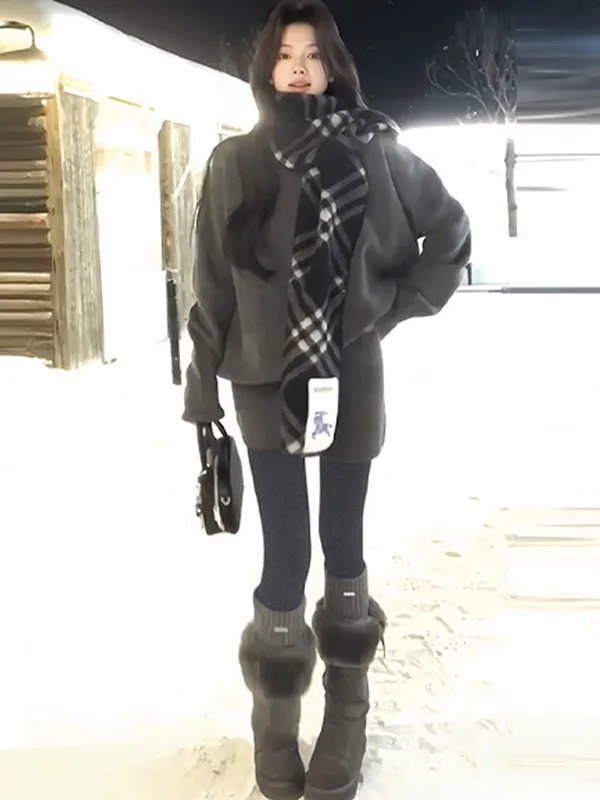 Pantalones de Yoga con forro de Fce acanalado profundo para mujer, mallas informales ajustadas y adelgazantes, pantalones largos de cintura alta, pantalones cálidos y cómodos