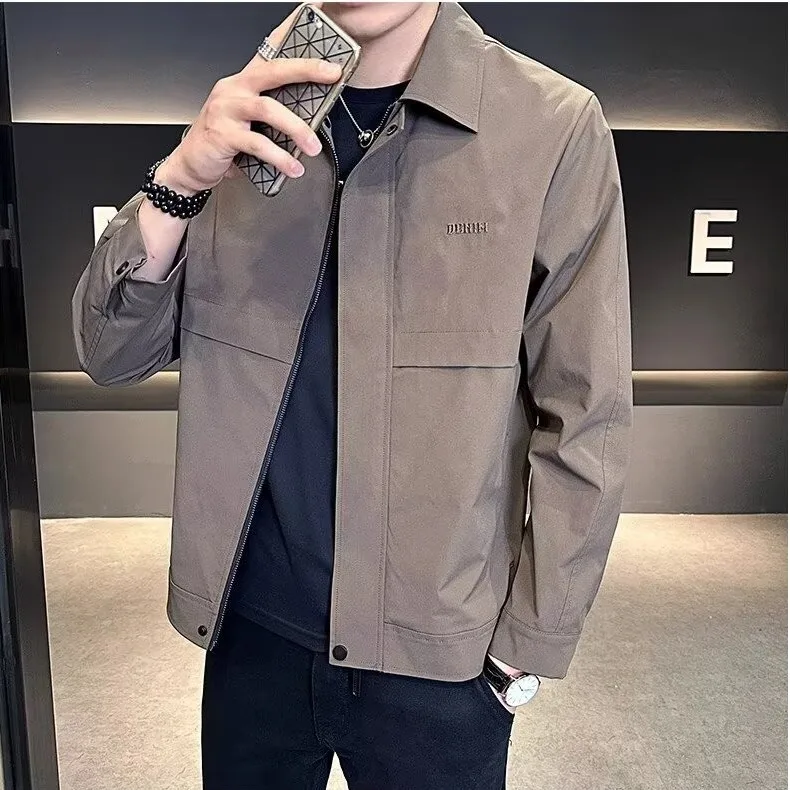 Spring And Autumn Men's Stylish Jacket,  High Street Trend Brand, Hong Kong Japanese  Style, Korean Version