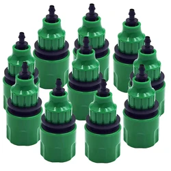 5pcs Water Pipe Quick Connector Plastic Hose Pipe Connector For Garden Pipeline Drip Irrigation System Watering Equipment Parts
