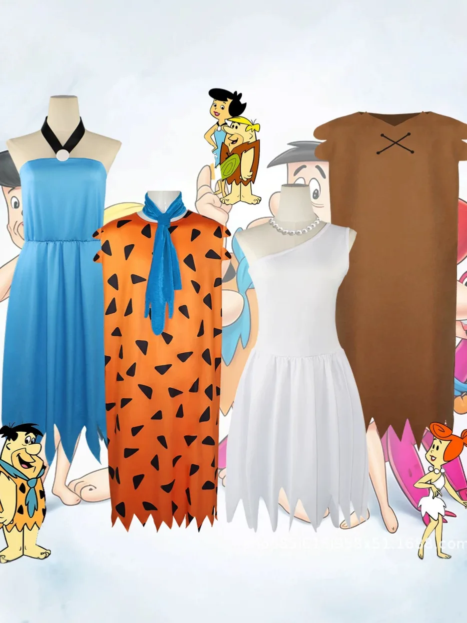 Disfraz de Wilma Flintstone para Mujer/Hombre, Disfraz de los Flintstones para Hombre, Accesorios para Fiesta de Disfraces, Disf