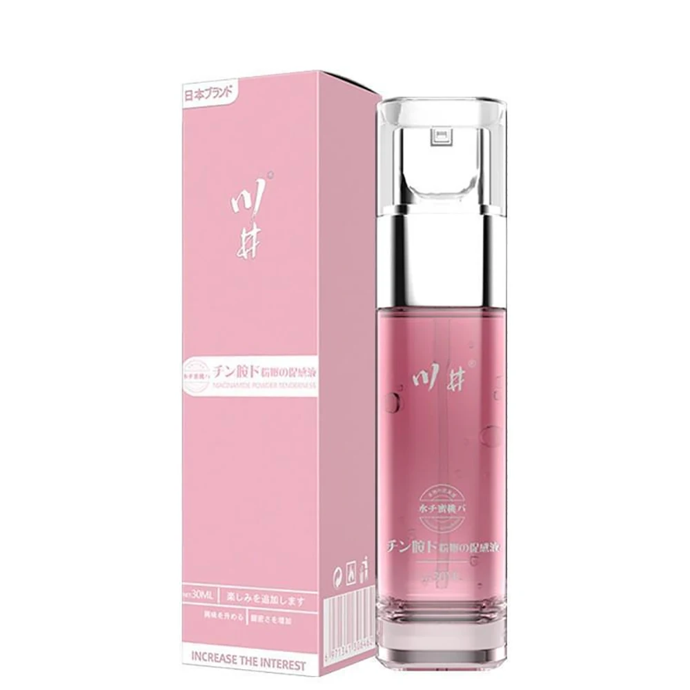 Portable 30ml Peach Flavor External Intimate Care Liquid Soft Mild Formula Long-lasting Fresh Scent Easy Application Safe 6
