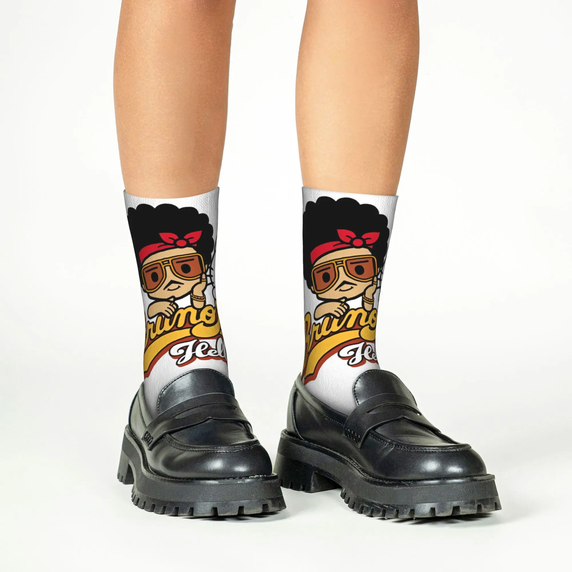 ブルーノ・マーズ ハローキティ 子供靴下 かわいい漫画 男の子と女の子 ギフト ドレスソックス ストッキング