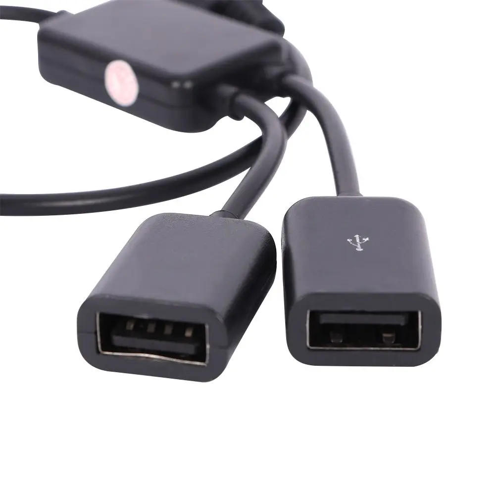 

Practical To Dual USB Female 2 In 1 Male To USB Female OTG Adapter Extension Splitter Hubs USB Converter