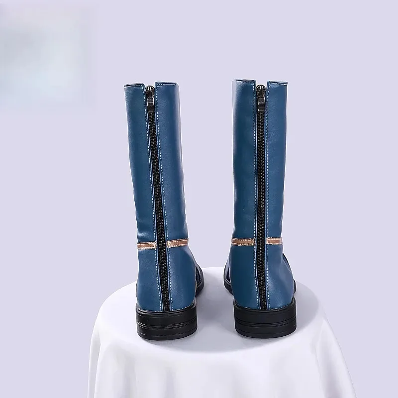 هونكاي ستار السكك الحديدية Anaxa تأثيري أحذية الأخضر Anaxagoras Grove of Epiphany Amphoreus هالوين للنساء الرجال كرنفال الأحذية