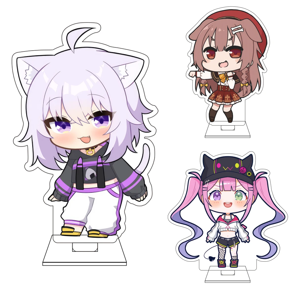 

10CM Anime Hololive Cosplay Cute Acrylic Figure Stand Plate Robocosan Tokino Sora Ornaments Gifts