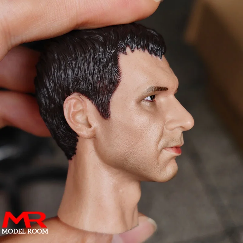 Maßstab 1/6 Killer Harrison Ford Kopfskulptur PVC Kopfschnitzmodell Passend für 12-Zoll-männliche Soldat-Actionfigur-Körperpuppen