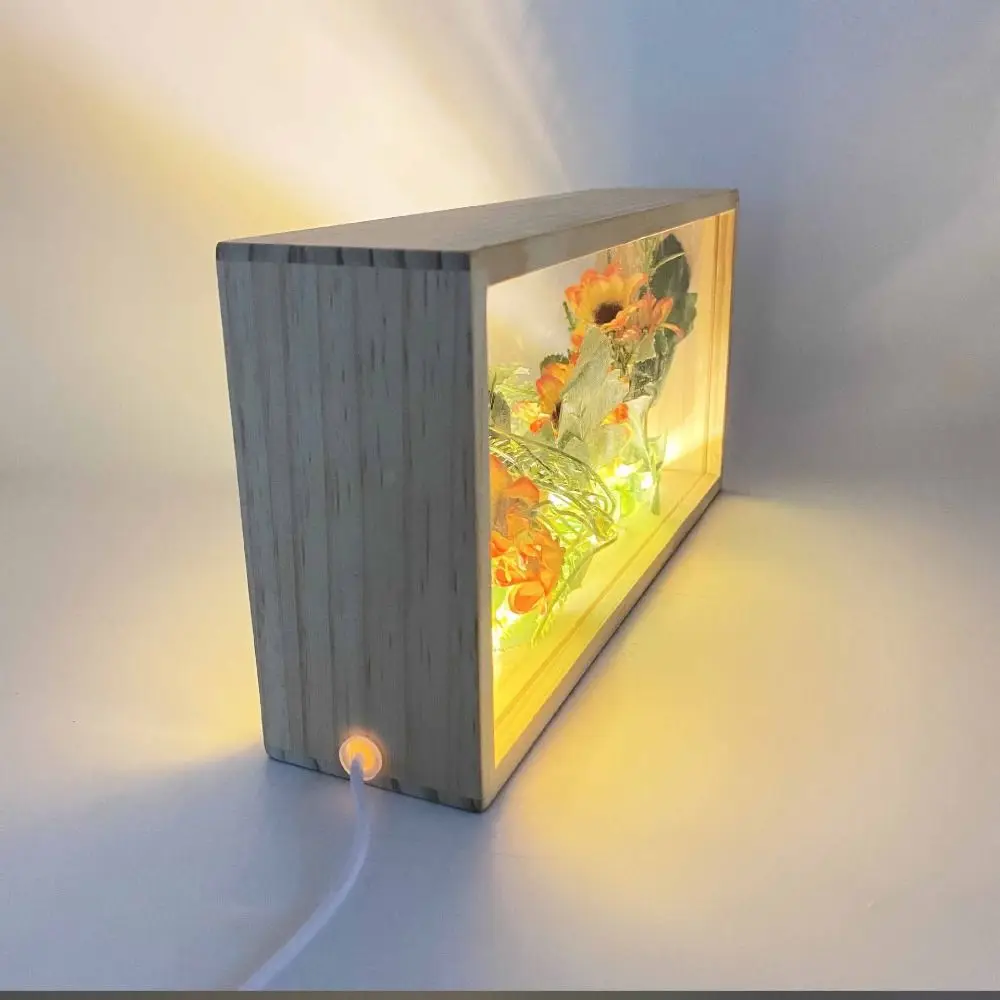 Creative Shadow Box Frame DIY Empty 3D Picture Frame Double-Sided Display Unfinished Display Stand Thanksgiving Gift