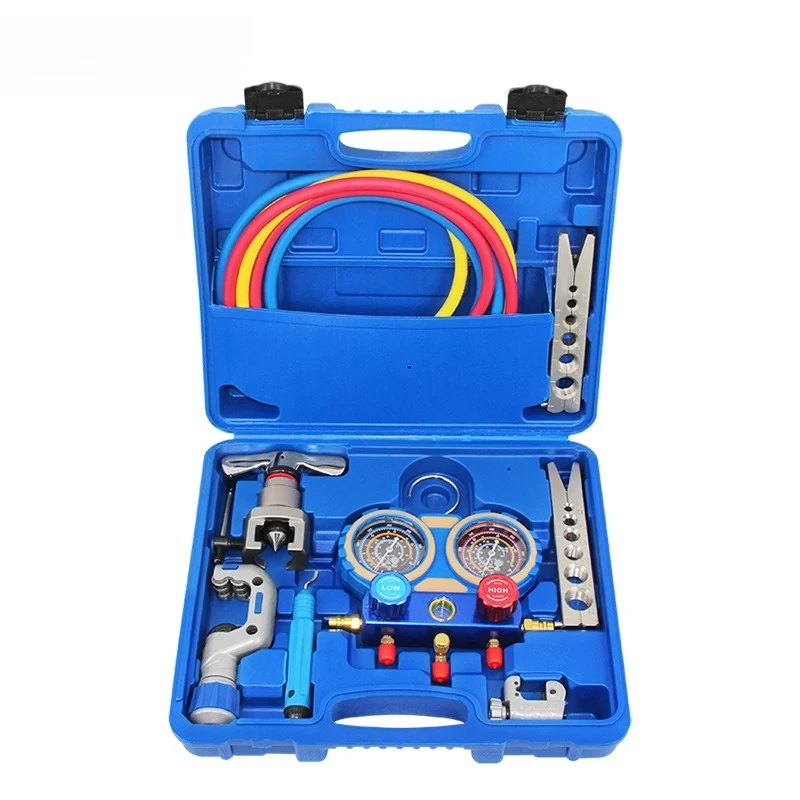 CT-8A Refrigeration Tool Set CT-8A Fluoride Meter, Flarer, Pipe Riser, Cutter Combination Set