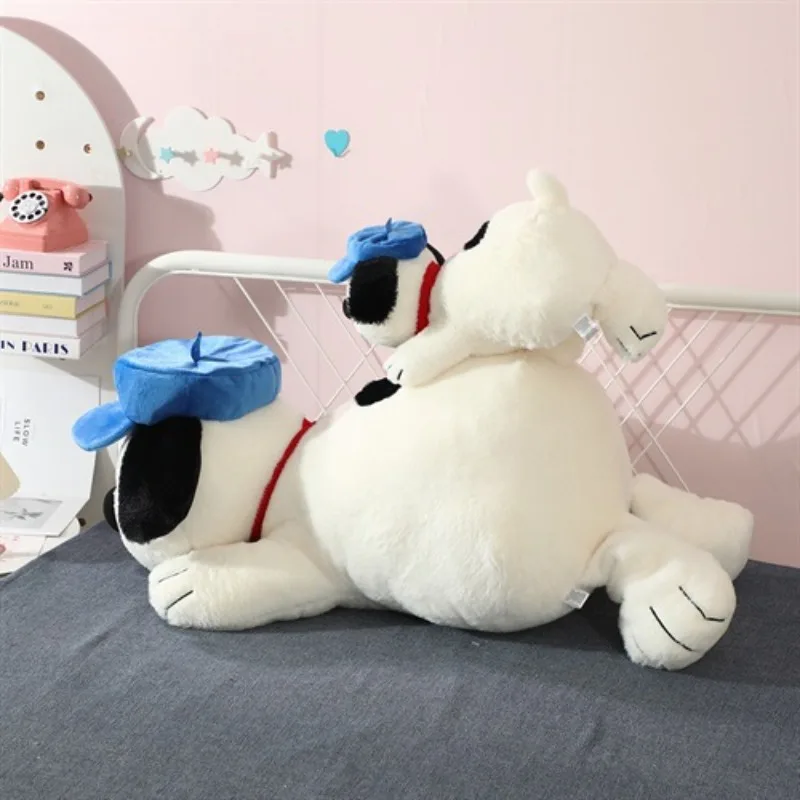 Miniso kawaii snoopy família brinquedo de pelúcia boneca dormir travesseiro quarto ornamentos presentes aniversário das crianças presentes natal