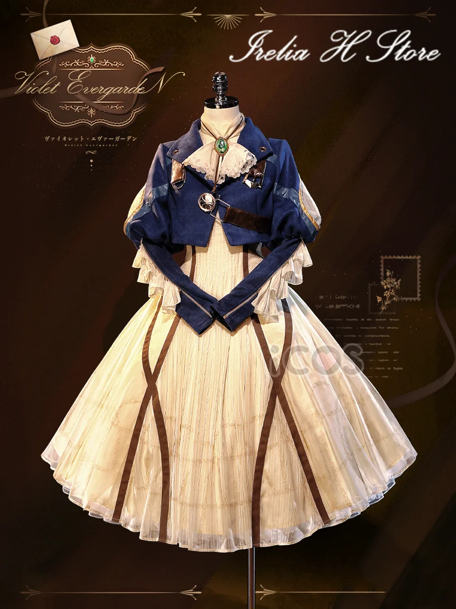 Irelia H Store Violet Evergarden: Eternity Violet Evergarden Isabella Cosplay Kostüm Halloween