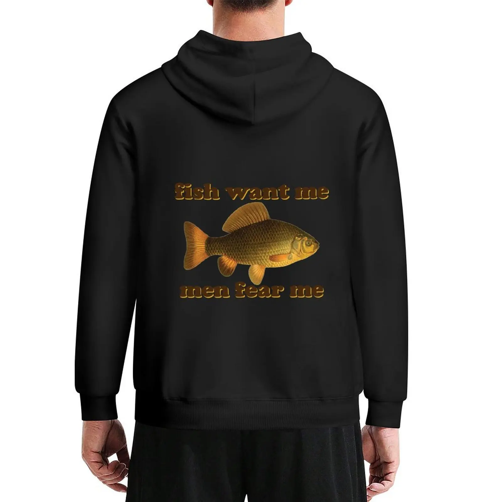 

fish want me men fear me Hoodie aesthetic clothing anime clothing mens clothes mens clothing hoodie men