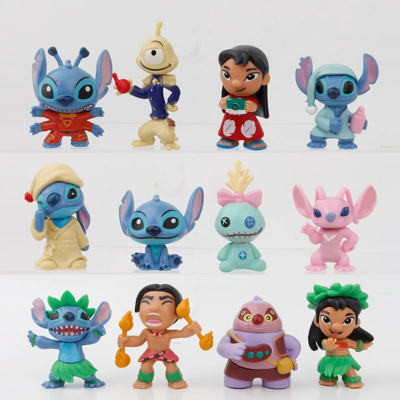 

Stitch QLarge Collection Toy Model Ornaments Stitch Little Monster Blind Box Capsule Toy Doll