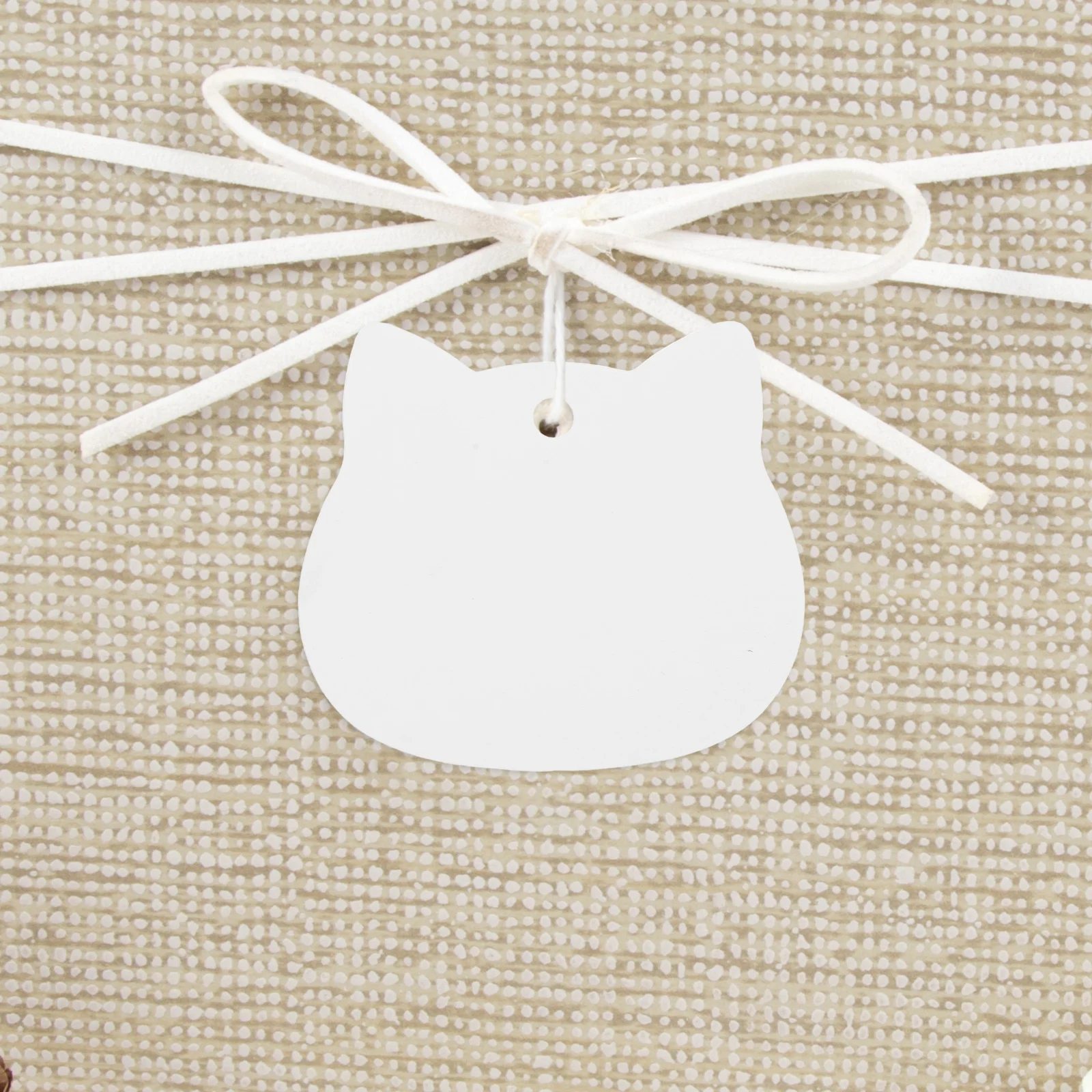 200 Stück Papieranhänger aus Kraftpapier mit Katzenkopf, blanko, beschreibbar, vorgestanzt, Löcher, DIY-Hochzeitsbevorzugungen, Urlaub, Party, Dekoration, Geschenk