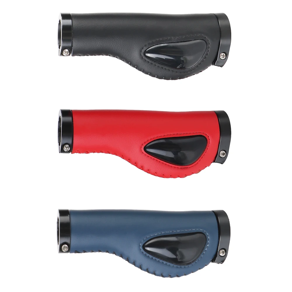 Mountain bike guiador apertos cobre protetor de palma guardas bola de carne de silicone líquido amortecido couro do plutônio acessórios da bicicleta