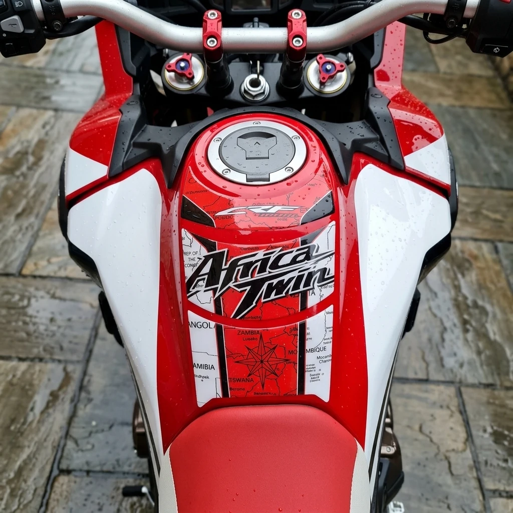 

For Honda Africa Twin 2016-2019 3D Resin Motorcycle Tank Pad Protector Sticker