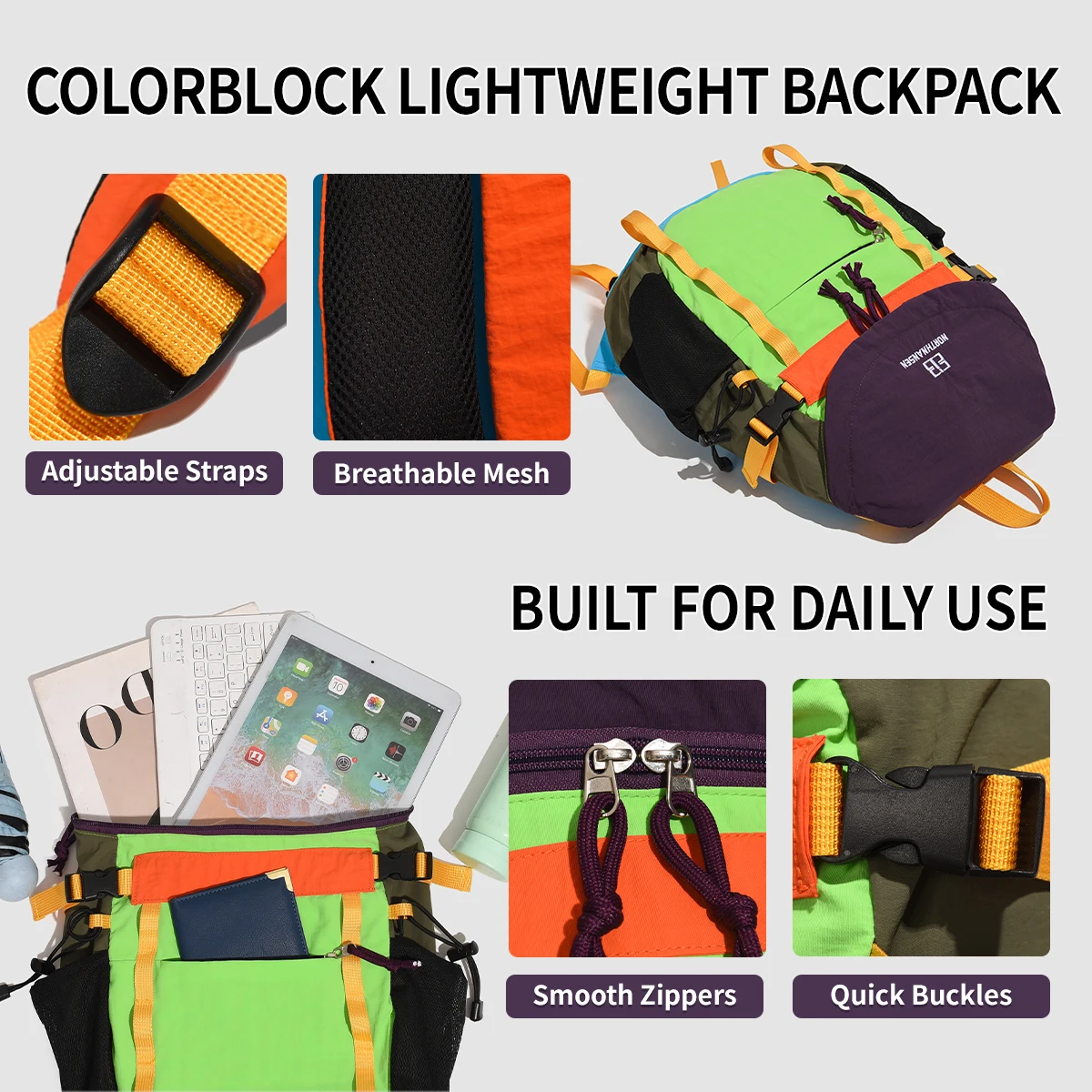 German Ultra-Lightweight Backpack for Women, Outdoor Professional Mountaineering Bag for Men, Sports Travel Hiking Backpack, Travel Backpack