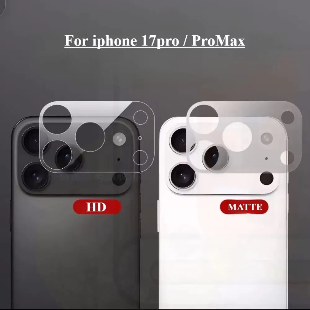 Full Cover Lens Protective Film Anti Scratch Matte Frosted Lens Films HD Clear for iPhone 17/Air/17 Pro Max