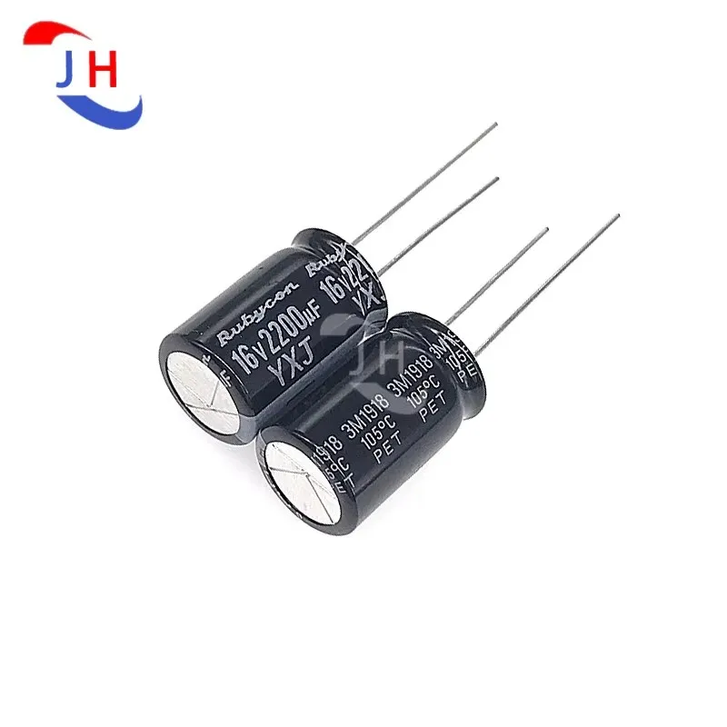 5/10PCS New Electrolytic Capacitor 16v2200uf 12.5*20 YXJ high Frequency 5mm Pitch 16V 2200UF