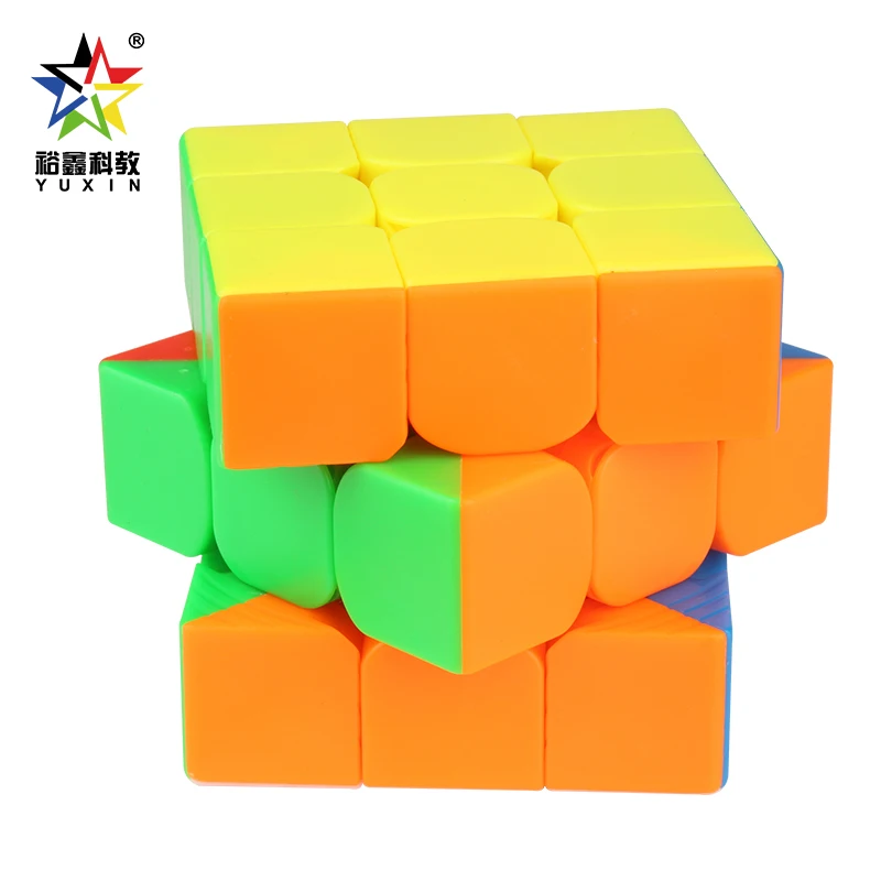 YuXin 黒キリンキューブ 3X3 プロフェッショナルスピードパズル子供のおもちゃのギフト Speedcube オリジナルマジックキューブ特別なベース