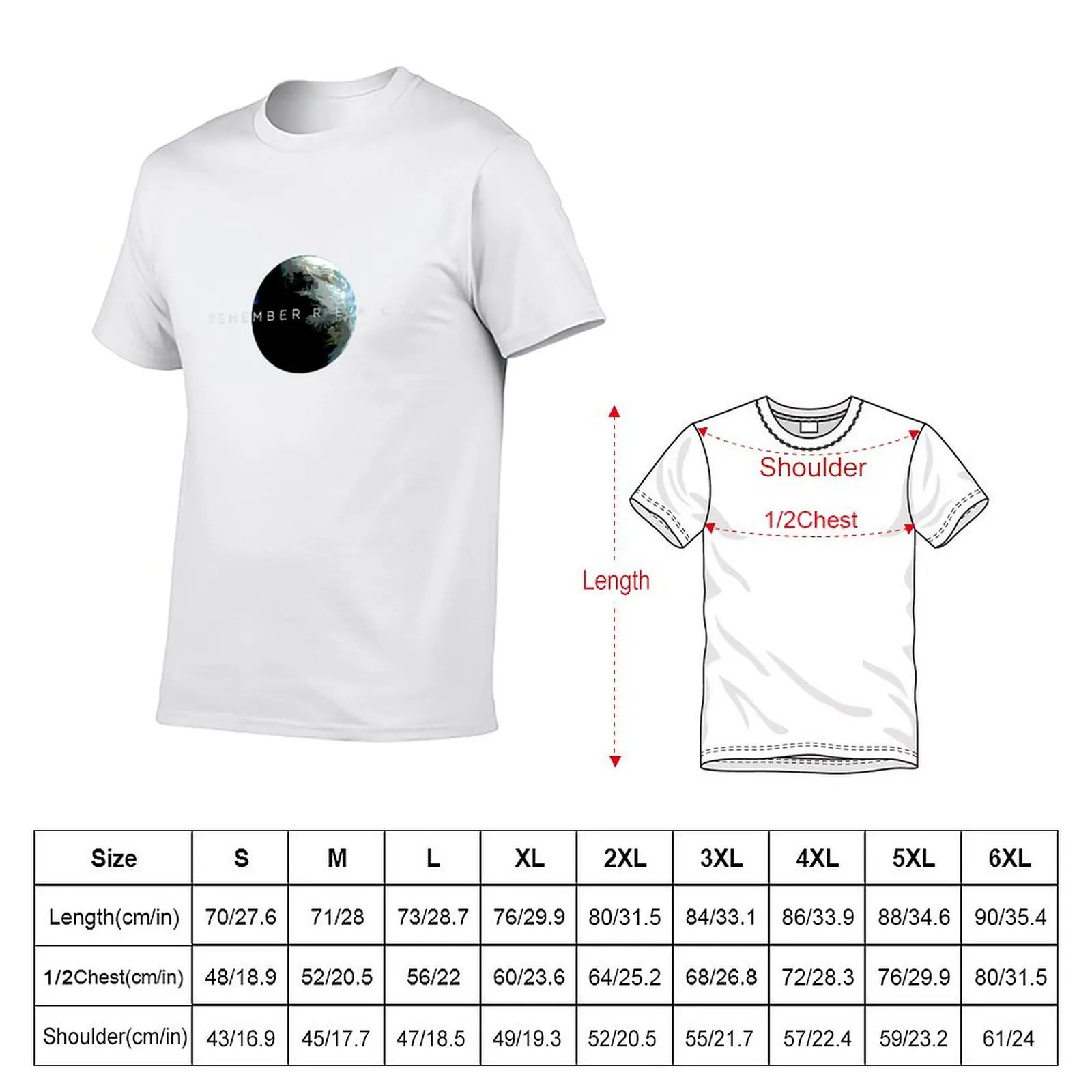 Remember Reach T-Shirt t shirts for man cotton t shirts cotton 100% t shirts for man graphic funny T-Shirt