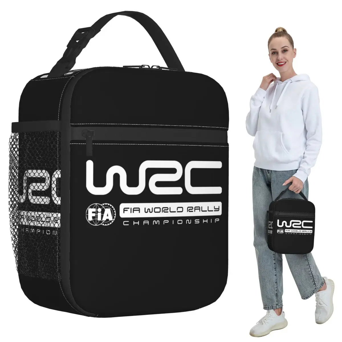 World Rally Championship WRC Insulated Lunch Bag for Women Office Cooler Thermal Food Box Tote Leakproof Lunch Boxes Container