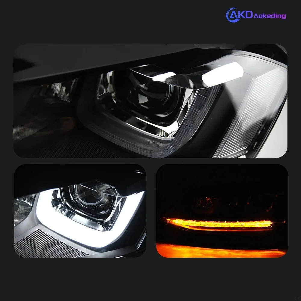 LXBY Headlight For VW Golf 7 LED Headlights 2013-2017 Head Lamp Car Styling DRL Signal Projector Lens Auto Accessories Front Lig view 6