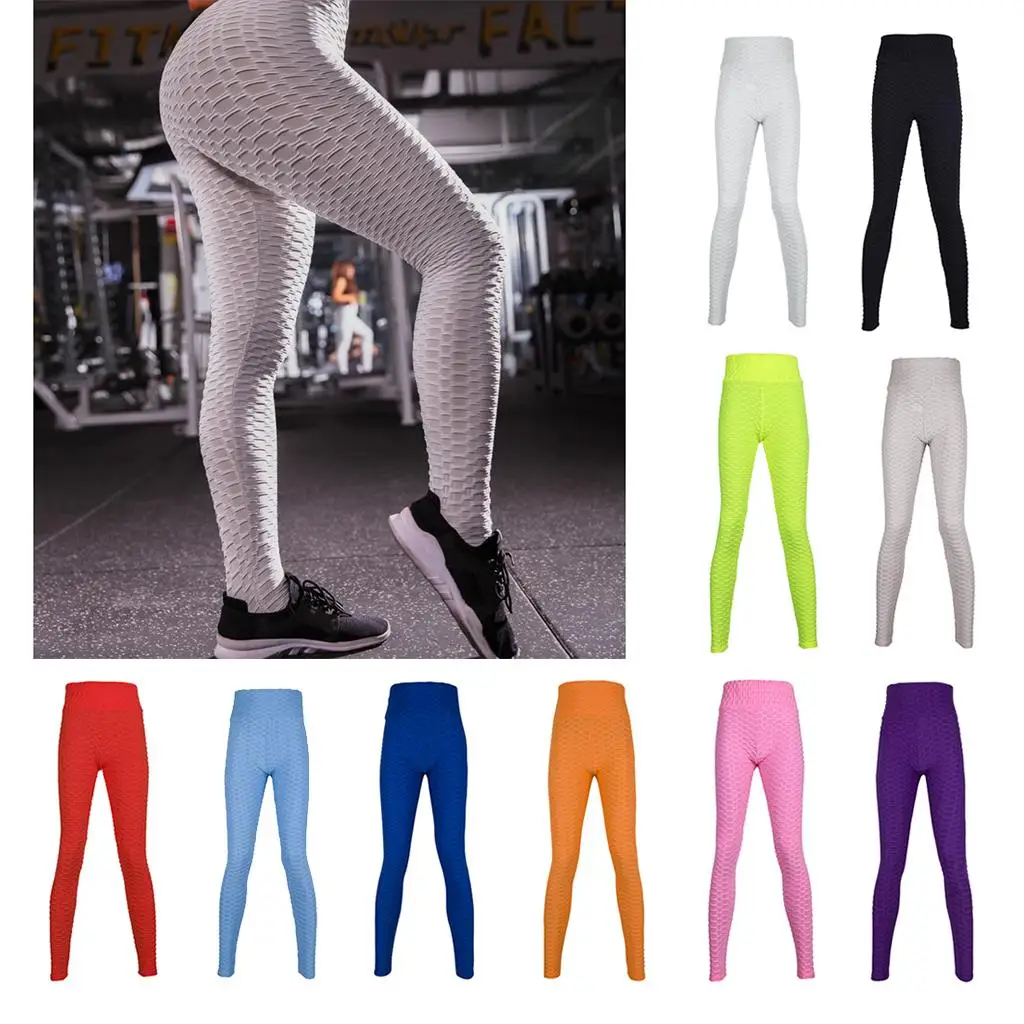 Booty Slimming Ruched Tights High Waist Yoga Pants Women’s Sport Stretch Leggings for Gym Workout