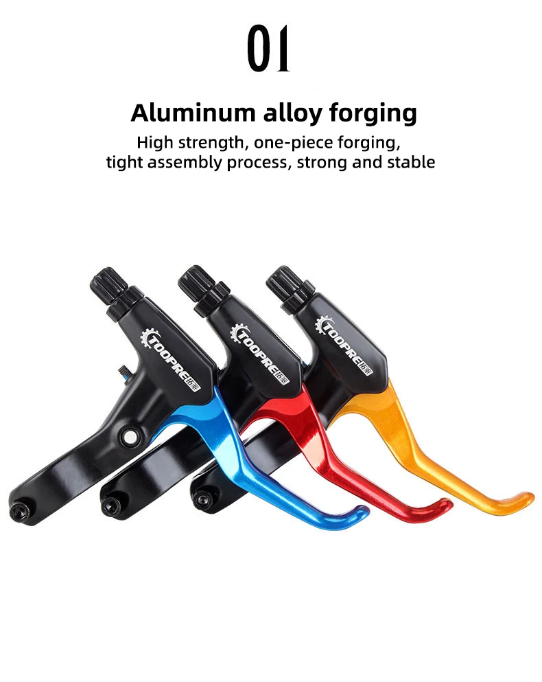 Toopre دراجة الفرامل رافعة مقبض سبائك الألومنيوم دراجة هوائية جبلية الفرامل رافعة Fr5 دراجة الأطفال الفرامل رافعة العالمي