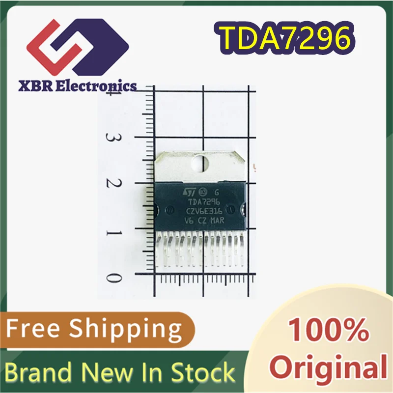 (5/50 pieces) TDA7296 ZIP15 60W Audio Amplifier Chip, Brand New Original, In Stock