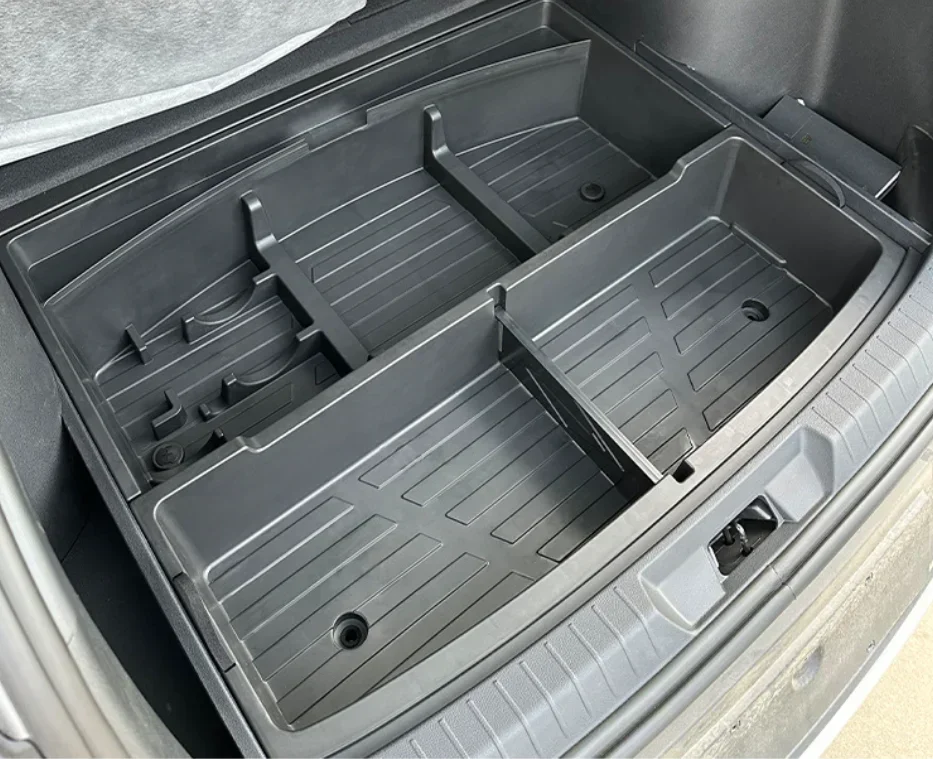 Rear Trunk Storage Box For BYD Song Plus EV Rear Trunk Organizer Storage Box Trunk Leftover Space Storage Box