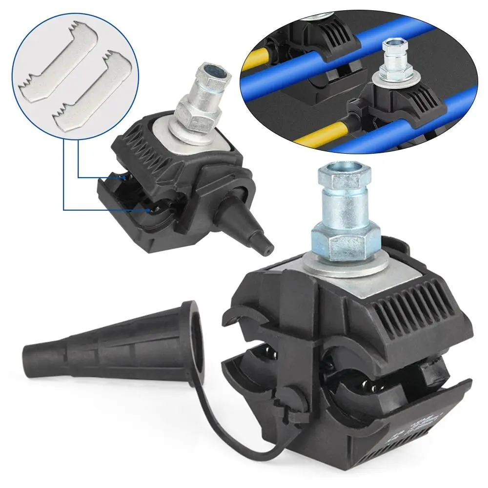 

New 63A/75A Insulation Piercing Connector No-Peeling Insulation Cable Clips Wiring Accessories Outdoors Piercing Connector Clamp