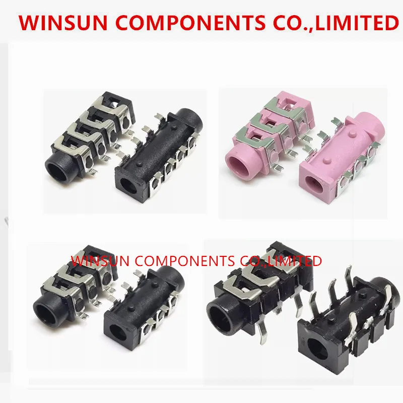 

(5piece) PJ-313 PJ313D PJ313E PJ314D direct insertion patch 3.5mm audio socket headphone socket