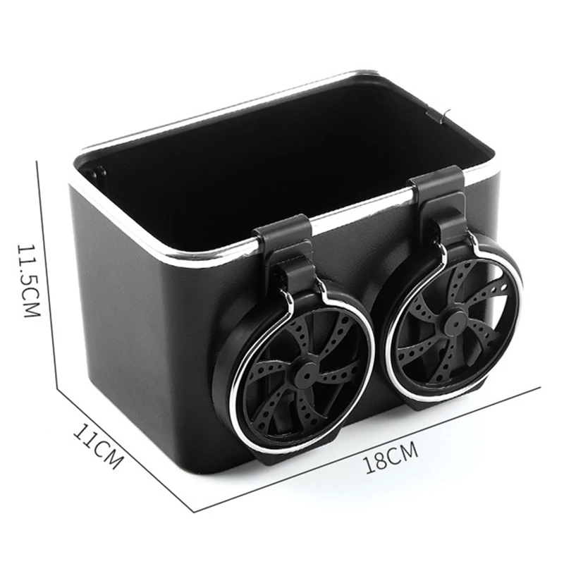 다기능 자동차 팔걸이 주최자 센터 콘솔 보관함 커버 티슈 박스 뒷좌석 워터 컵 펌핑 티슈 박스