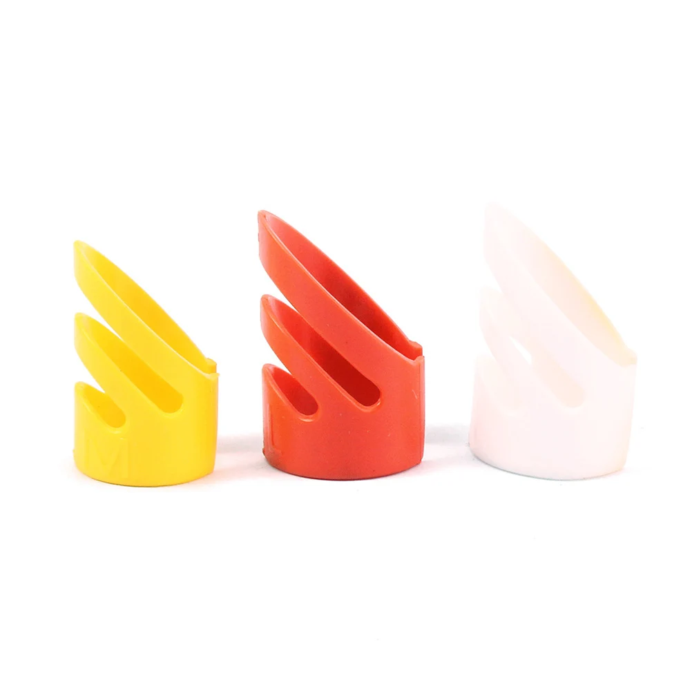

5 Pcs Ring Finger Cover Acoustic Guitar Picks for Beginners Earth Tones Thumb Medium Accessories