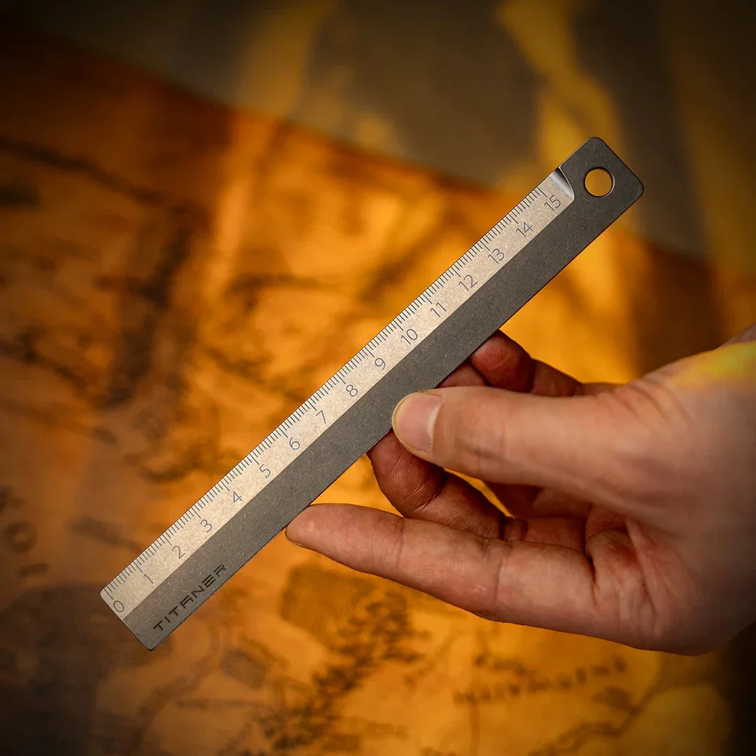 Titaner Dual-sided Ti Ruler Metric & Inch