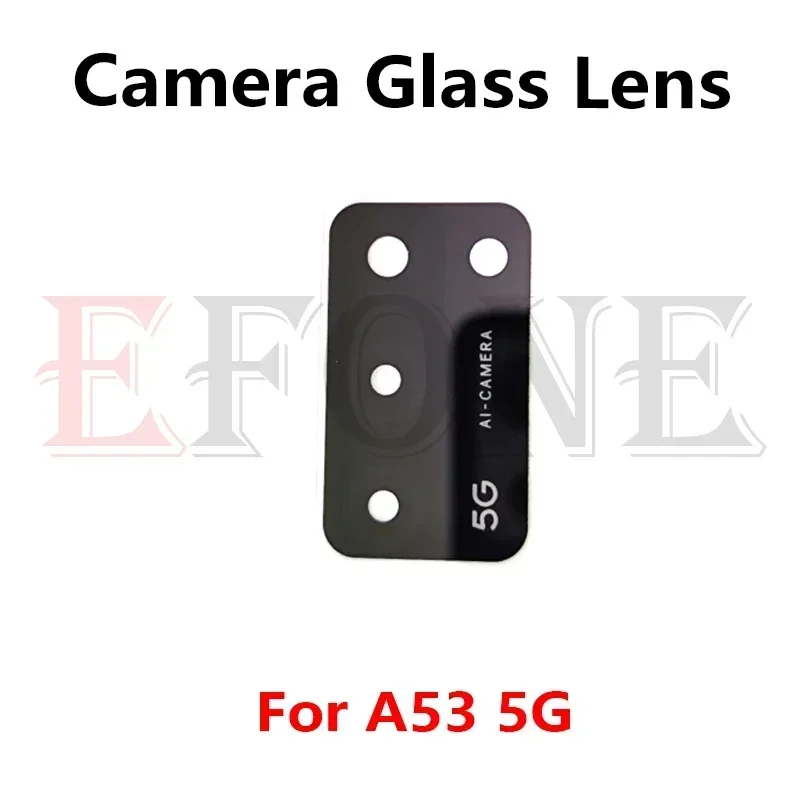 2 uds para OPPO A15 A16 A17 A35 A53 A53s A91 A92 A92s A94 A95 4G 5G cubierta de lente de cristal de cámara trasera con pegatina adhesiva