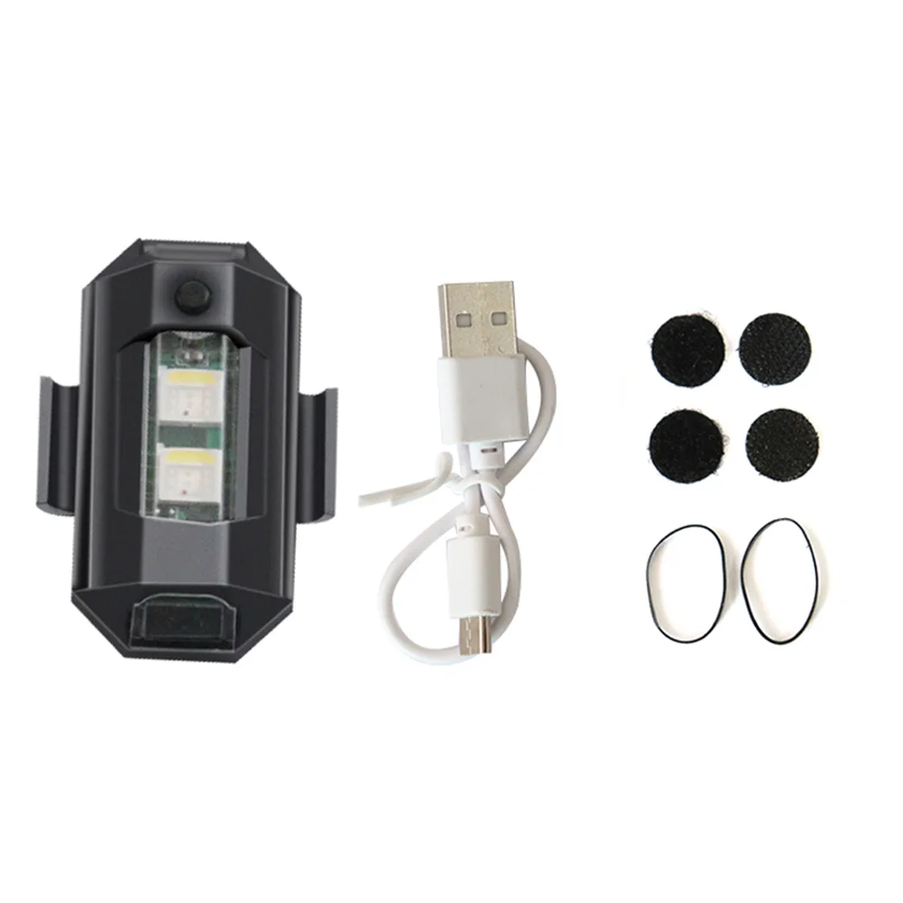 

USB Charging Night Warning Light Multipurpose LED Safety Rear Light Waterproof 3 Colors for Motorbike Helmet Bicycle