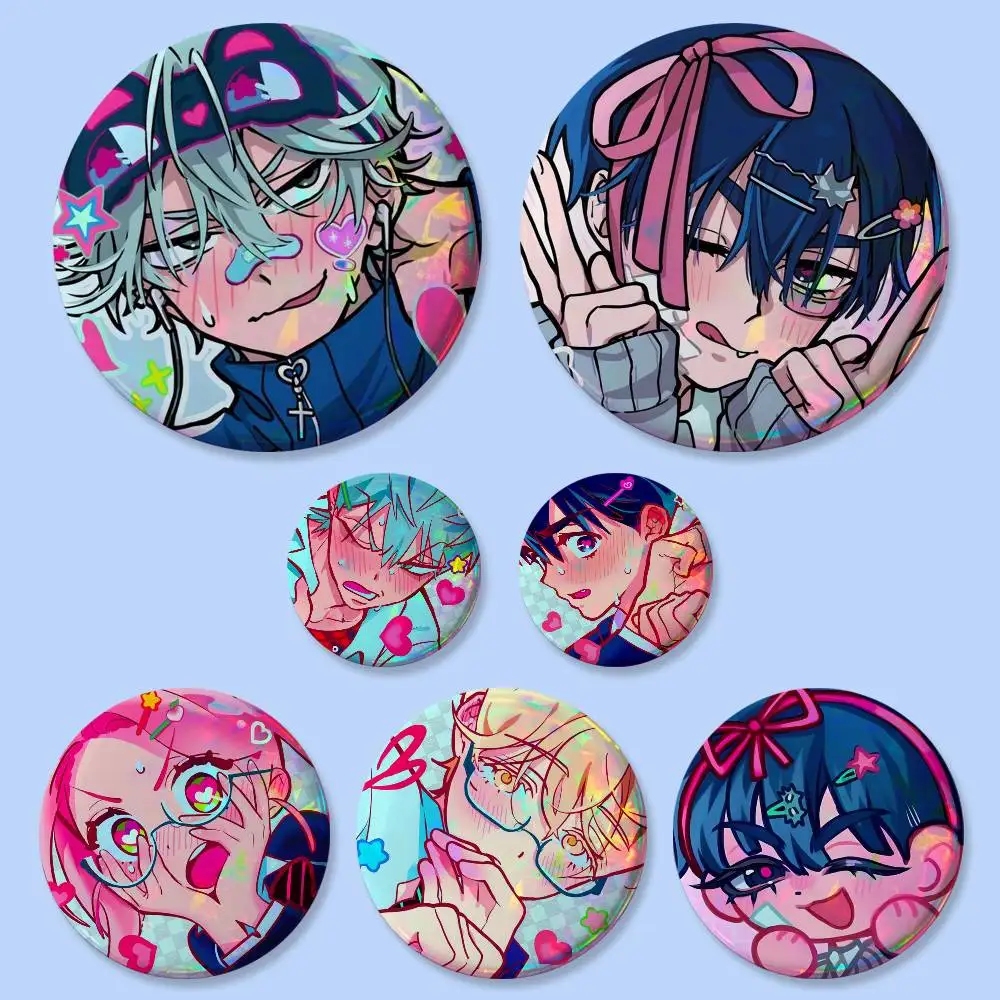 A-alien Stage Anime Ivan Till Badges Button Round Creative Pin Brooch Badge Bag Decor Accessories Fans Collect Friends Gifts