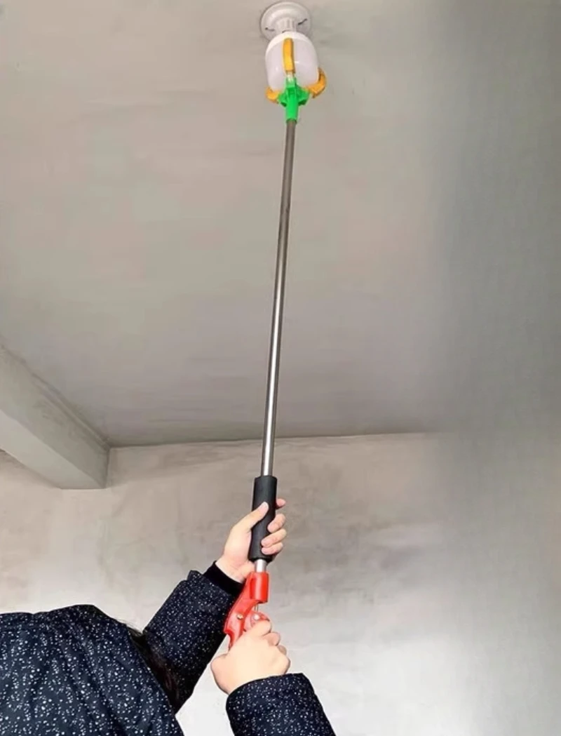High Altitude Fruit Picker  3Jaw High Tree Fruit Catcher With rod