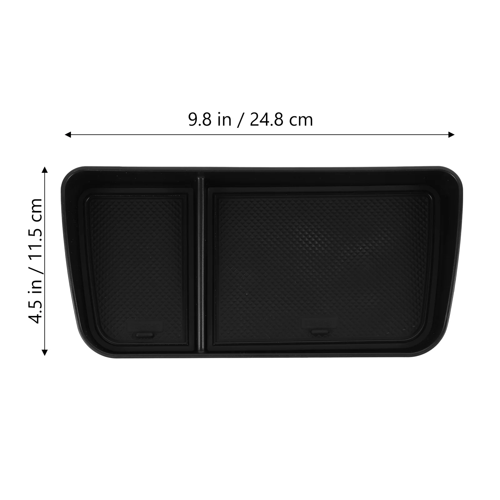 

Strong Heat-Resistant Plastic Center Organizer Rubber Lining Car For Glasses Keys Cards Automotive Accessories Container Console