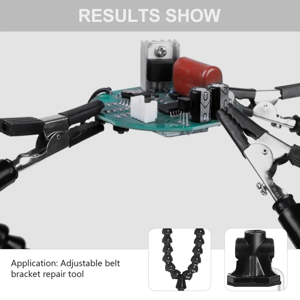 

1Set Adjustable Welding Table Soldering Station Support 4 Flexible Arms for Computer Board Fixing Craft Modeling Tasks