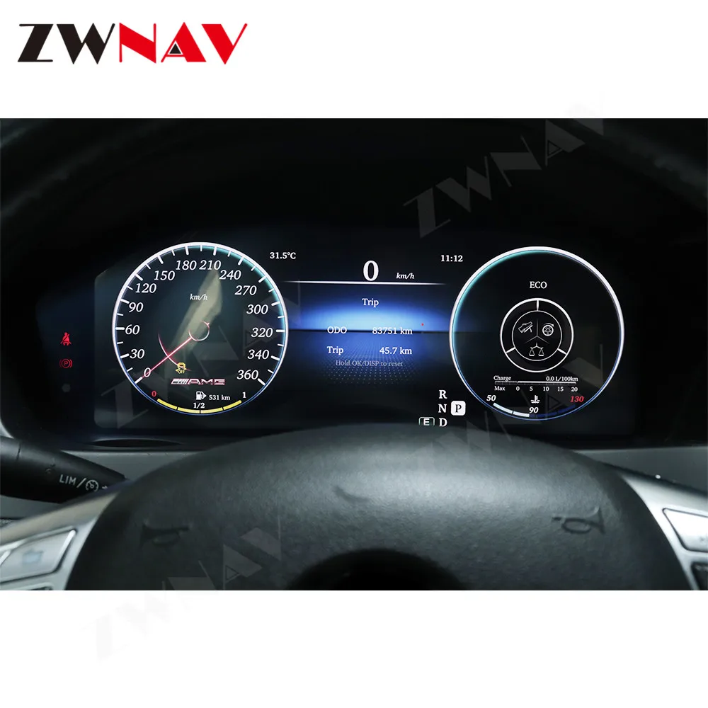 Upgrade For Mercedes Benz C W204 S204 2011-2014 LCD Digital Dashboard Panel Instrument virtual cockpit Cluster