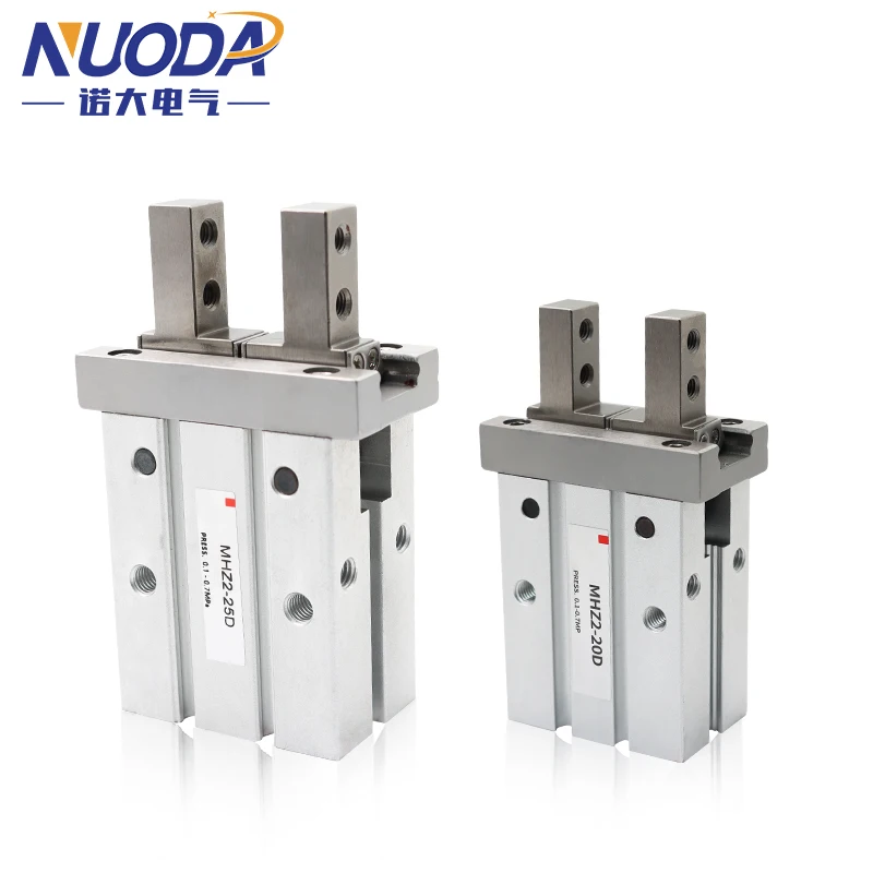 MHZ2 Air Pneumatic Parallel Gripper MHZ2-10D MHZ2-16D MHZ2-20D MHZ2-25D 32D 40D S C Aluminium Clamps Finger Cylinder